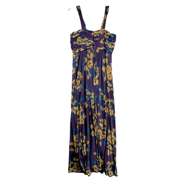 M GIANNI BINI VNECK DRESS maxi gown wedding date night - Picture 3 of 16